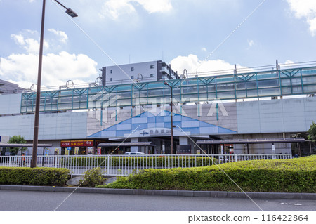 埼玉縣越谷市蒲生站東口的風景 埼玉縣越谷市蒲生站東口的風景 116422864