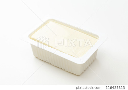 Tofu on white background Tofu on white background 116423813