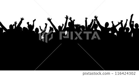 vector, people, silhouette 116424302