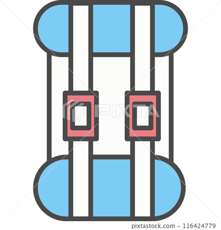 Touristic backpack vector icon isolated Touristic backpack vector icon isolated 116424779