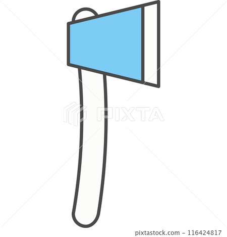Touristic axe vector icon isolated Touristic axe vector icon isolated 116424817