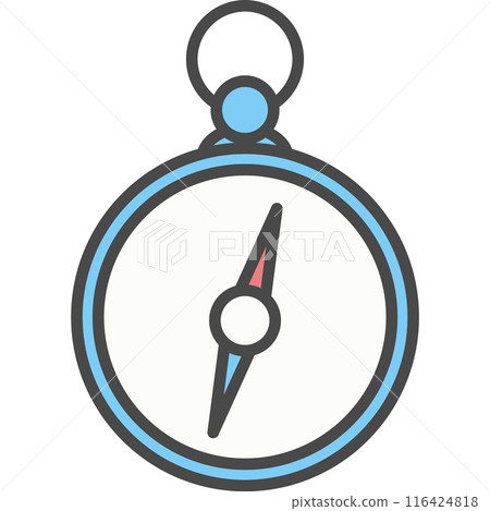 Compass vector icon isolated Compass vector icon isolated 116424818