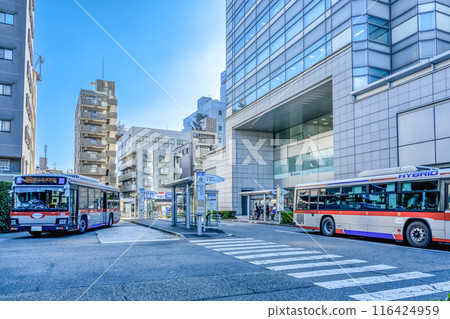 Urban landscape of Setagaya Ward, Tokyo - Yoga Station 116424959