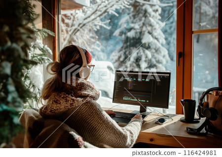 people, laptop, computer 116424981