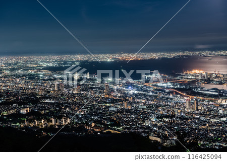 Night view ~ Kobe, Mount Maya, Kikuseidai, 1 ~ Night view ~ Kobe, Mount Maya, Kikuseidai, 1 ~ 116425094