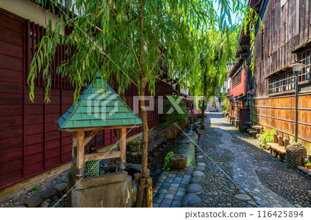 岐阜縣上八幡街景、谷中水胡同 116425894