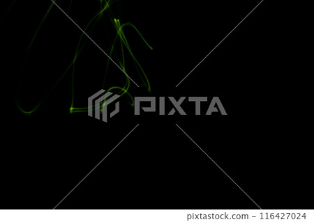 綠色光跡（背景材料） 116427024