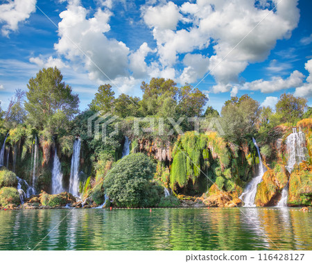 Kravice waterfalls in the National Park of Bosnia and Herzegovina. 116428127