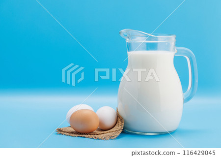 Pitcher of Milk with Eggs Pitcher of Milk with Eggs 116429045