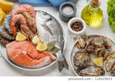 Seafood Platter Delight 116429053