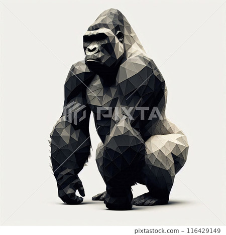 Low Polygon Style Illustrations of Various Animals on a White Background - Modern and Colorful Geometric Art Low Polygon Style Illustrations of Various Animals on a White Background - Modern and Colorful Geometric Art 116429149