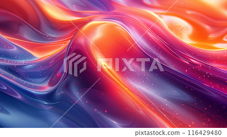 Abstract Vibrant Flowing Colors Art Abstract Vibrant Flowing Colors Art 116429480
