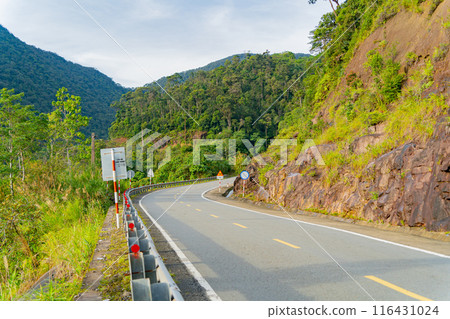 A road in the mountains. A road in the mountains. 116431024