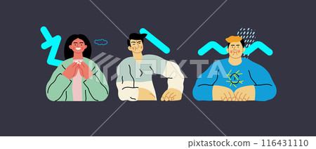 Creative Workspace: Video Conference, modern flat vector concept illustration of person engaging in virtual business meeting Connectivity, collaboration, digital interaction, remote work, productivity 116431110