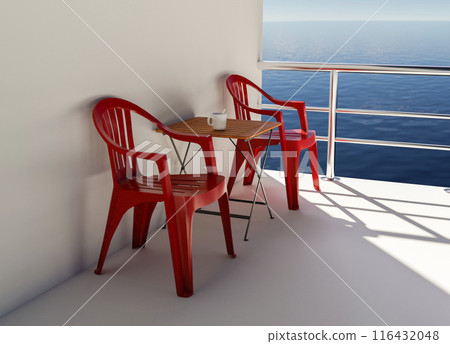 Beautiful view of the ocean Beautiful view of the ocean 116432048
