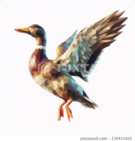 Low Polygon Style Illustrations of Various Animals on a White Background - Modern and Colorful Geometric Art Low Polygon Style Illustrations of Various Animals on a White Background - Modern and Colorful Geometric Art 116433203