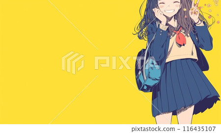 高中女生肖像 高中女生肖像 116435107