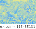 Abstract blue yellow background, floral carnation petals pattern 116435131