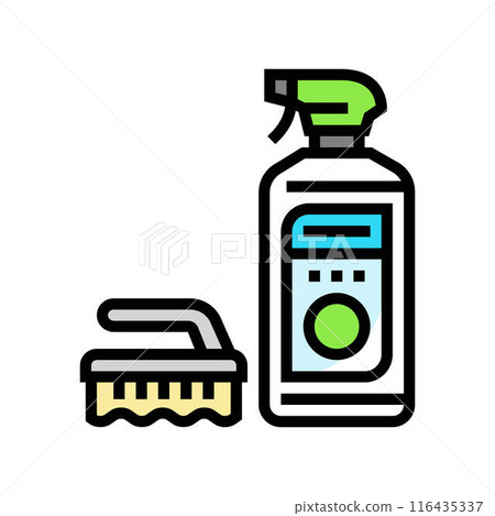 textile cleaning dry color icon vector illustration textile cleaning dry color icon vector illustration 116435337