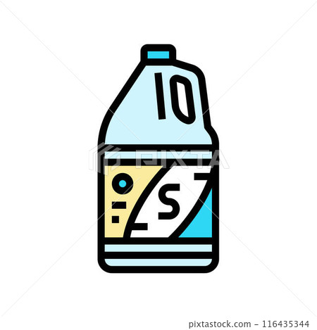 solvent dry cleaning color icon vector illustration 116435344