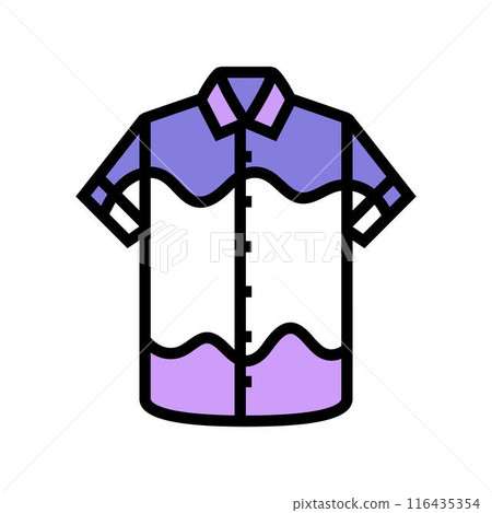 dip dye shirt diy fashion handmade color icon vector illustration 116435354