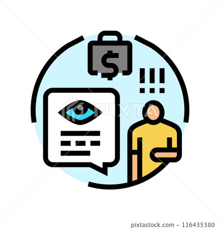 whistleblower money business cash color icon vector illustration whistleblower money business cash color icon vector illustration 116435380