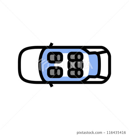 seats car color icon vector illustration seats car color icon vector illustration 116435416