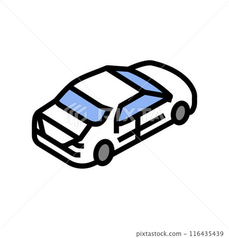 car drive urban color icon vector illustration car drive urban color icon vector illustration 116435439