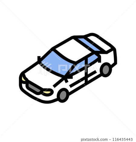 car auto transport color icon vector illustration car auto transport color icon vector illustration 116435443