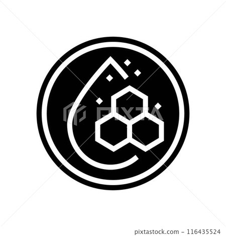 clean formula label product caution glyph icon vector illustration 116435524