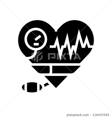 hypertension obesity overweight glyph icon vector illustration hypertension obesity overweight glyph icon vector illustration 116435595