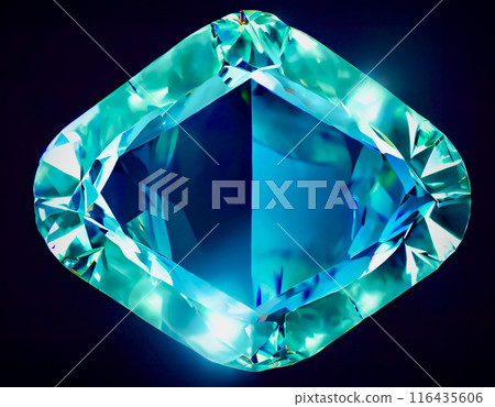 March birthstone Aquamarine 116435606