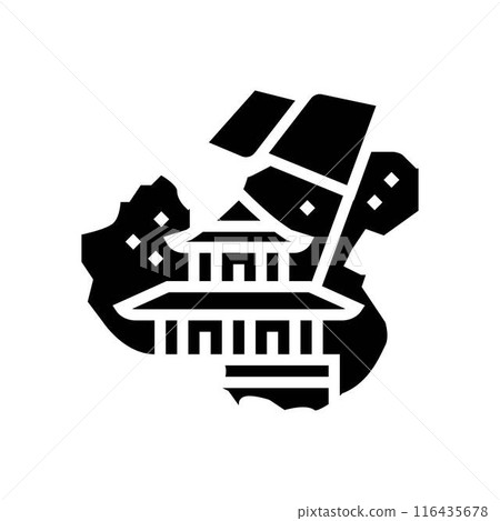 national day of the republic of china glyph icon vector illustration national day of the republic of china glyph icon vector illustration 116435678