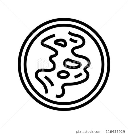 odor control product label caution line icon vector illustration odor control product label caution line icon vector illustration 116435929