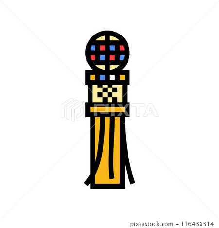 tanabata japanese holiday color icon vector illustration tanabata japanese holiday color icon vector illustration 116436314