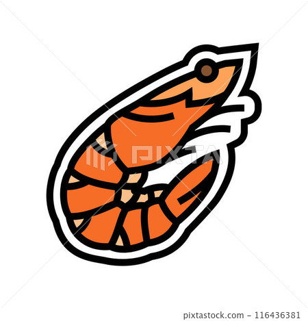 shellfish allergen free product food color icon vector illustration shellfish allergen free product food color icon vector illustration 116436381