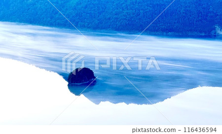 Mashuu湖的早晨薄霧 116436594