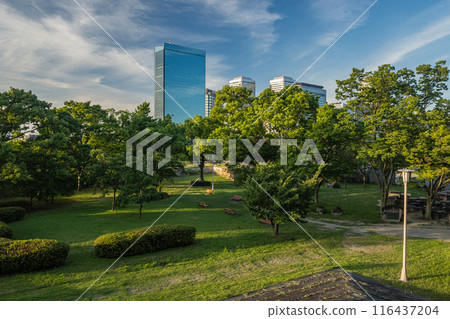 從大阪城內看到的大阪商務園區風景 116437204