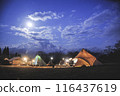 月夜漂浮的露營風景 116437619