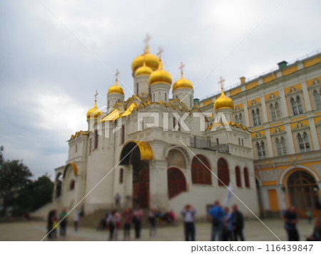 Russia Moscow Kremlin Blagoveshchensky Cathedral diorama style Russia Moscow Kremlin Blagoveshchensky Cathedral diorama style 116439847