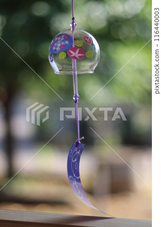 Wind chimes swaying in the wind 3 Wind chimes swaying in the wind 3 116440003
