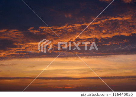 Sunset sky on twilight in the evening 116440030