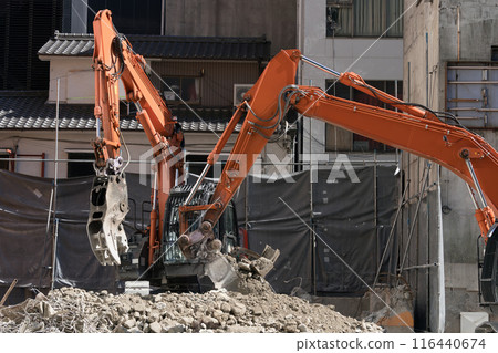 Construction site Demolition site 116440674