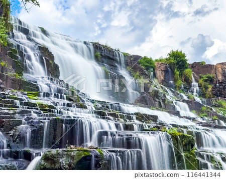 Pongour Waterfall in Dalat, Vietnam 116441344