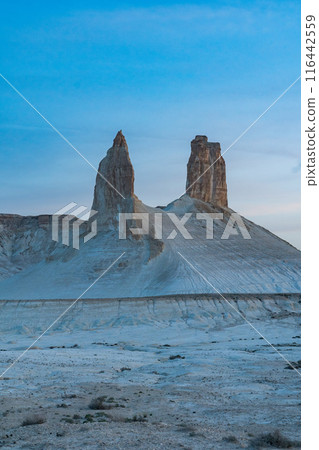 Dawn on the Ustyurt Plateau in Mangistau Dawn on the Ustyurt Plateau in Mangistau 116442559