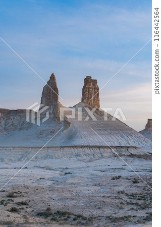 Dawn on the Ustyurt Plateau in Mangistau Dawn on the Ustyurt Plateau in Mangistau 116442564