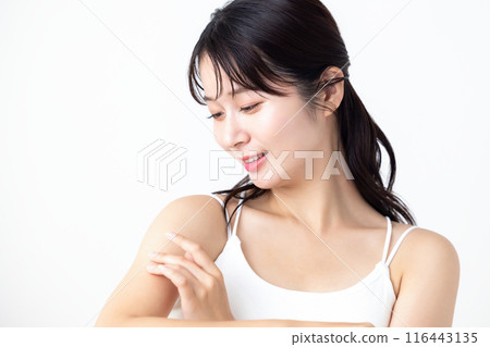 Beauty image: A woman wearing a camisole Beauty image: A woman wearing a camisole 116443135