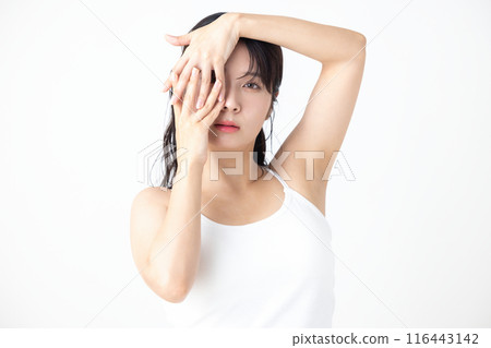 Beauty image: A woman wearing a camisole 116443142