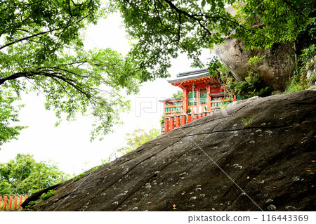 神倉神社(巨岩、後引岩、參拜殿)【和歌山縣新宮市】 神倉神社(巨岩、後引岩、參拜殿)【和歌山縣新宮市】 116443369