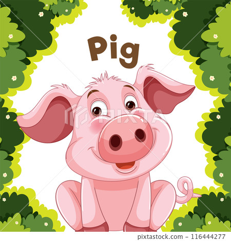Happy Pig in the Forest 116444277
